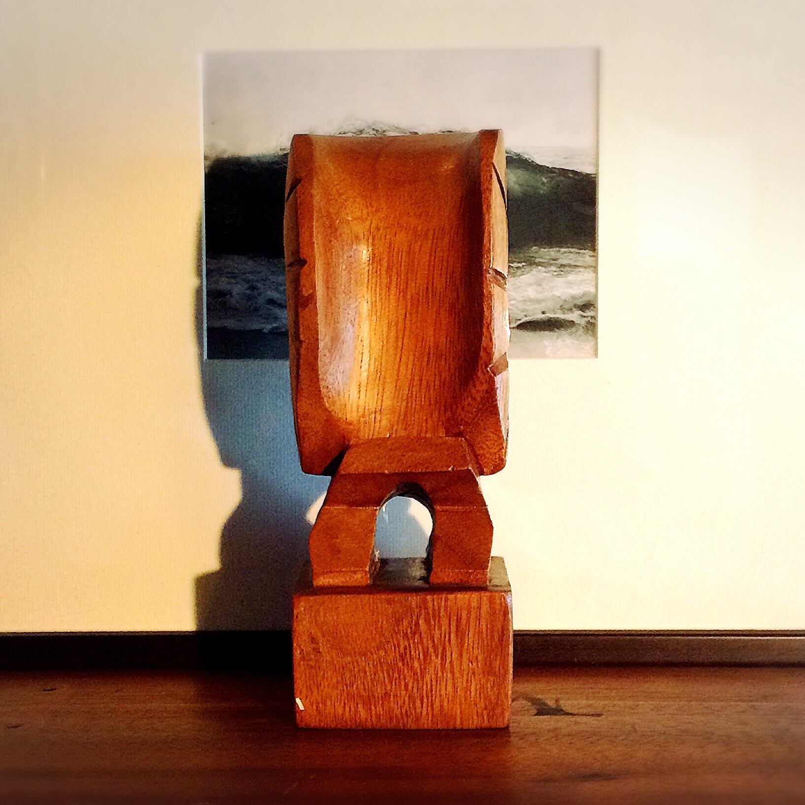 HAWAIIAN TIKI HAWAII TIKI ハワイ ティキ 20cm 置物 木彫り | Moose