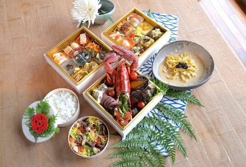 (パスタ4人前)国産厳選食材　TABLE MOTHERおせち2023  【お届け日は2022年12月31日商品】※送料込