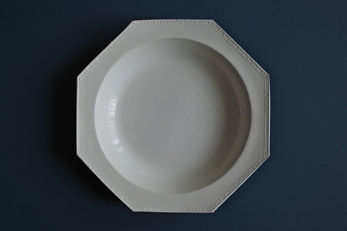 Early 19th C. Octagonal Soup Plate, Creil C