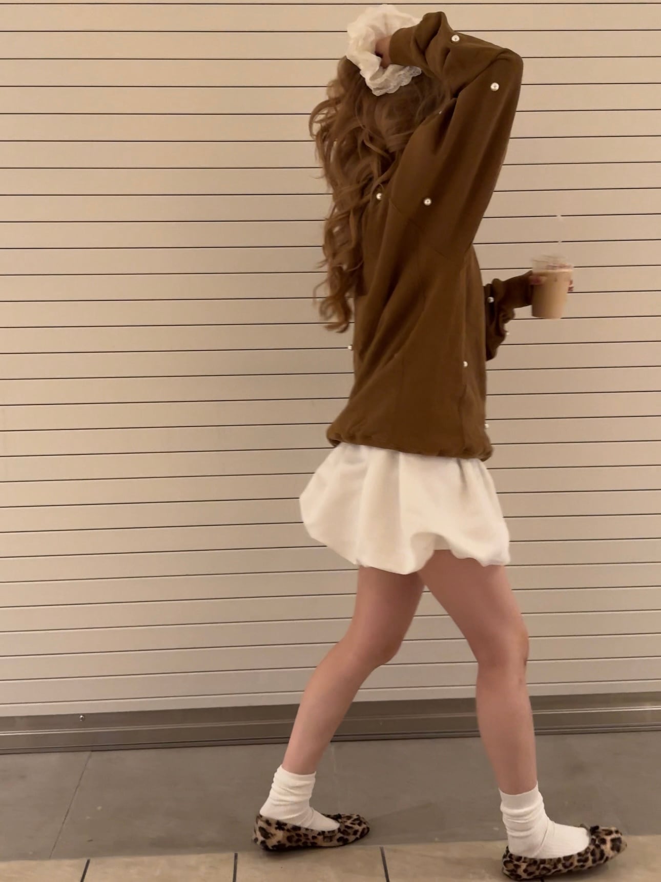 PERL SWEAT brown | MARRY ME.official