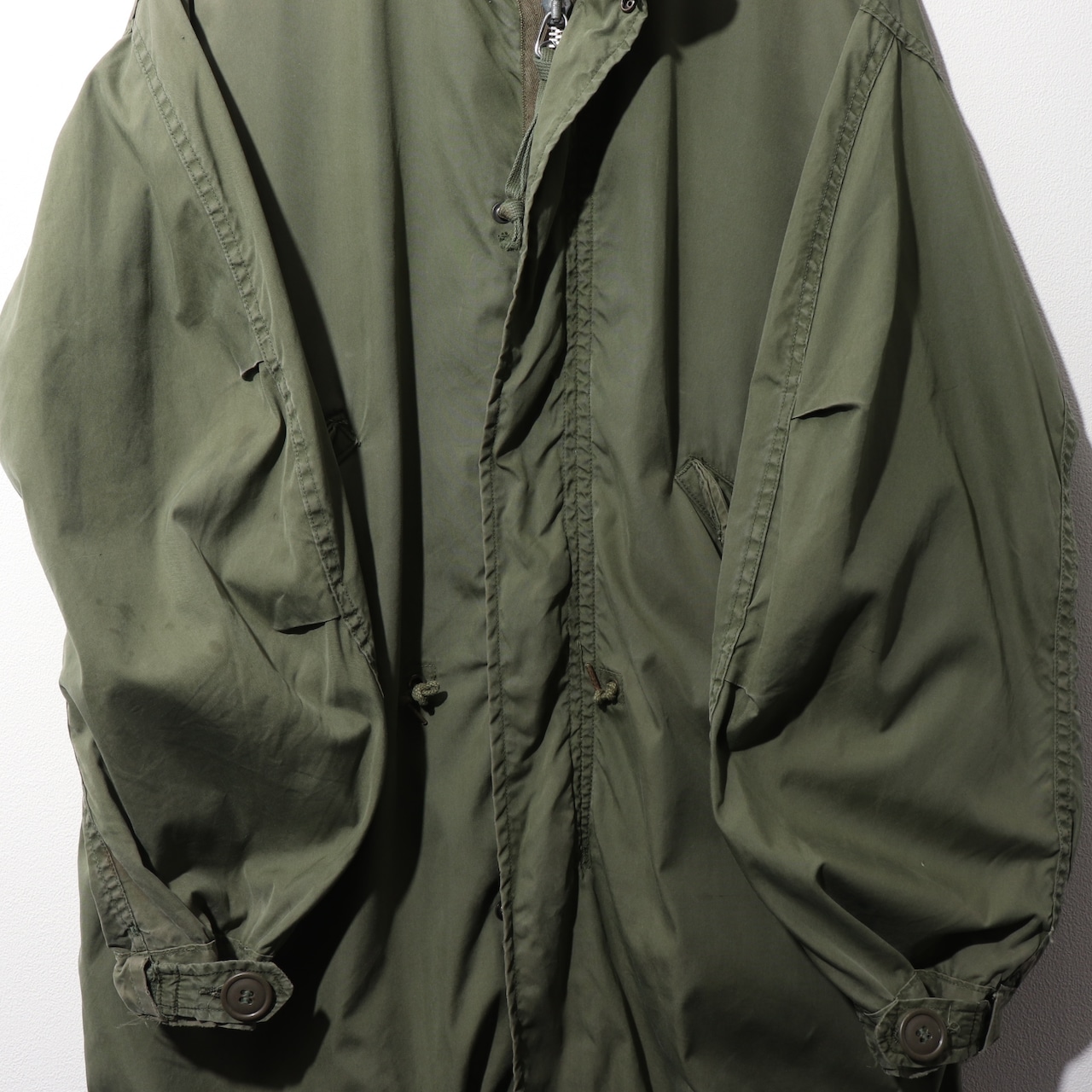 稀少 XS アルミジップ 71年 ALPHA M-65 フィッシュテールパーカー アルファ モッズコート fishtail parka aluminum zipper