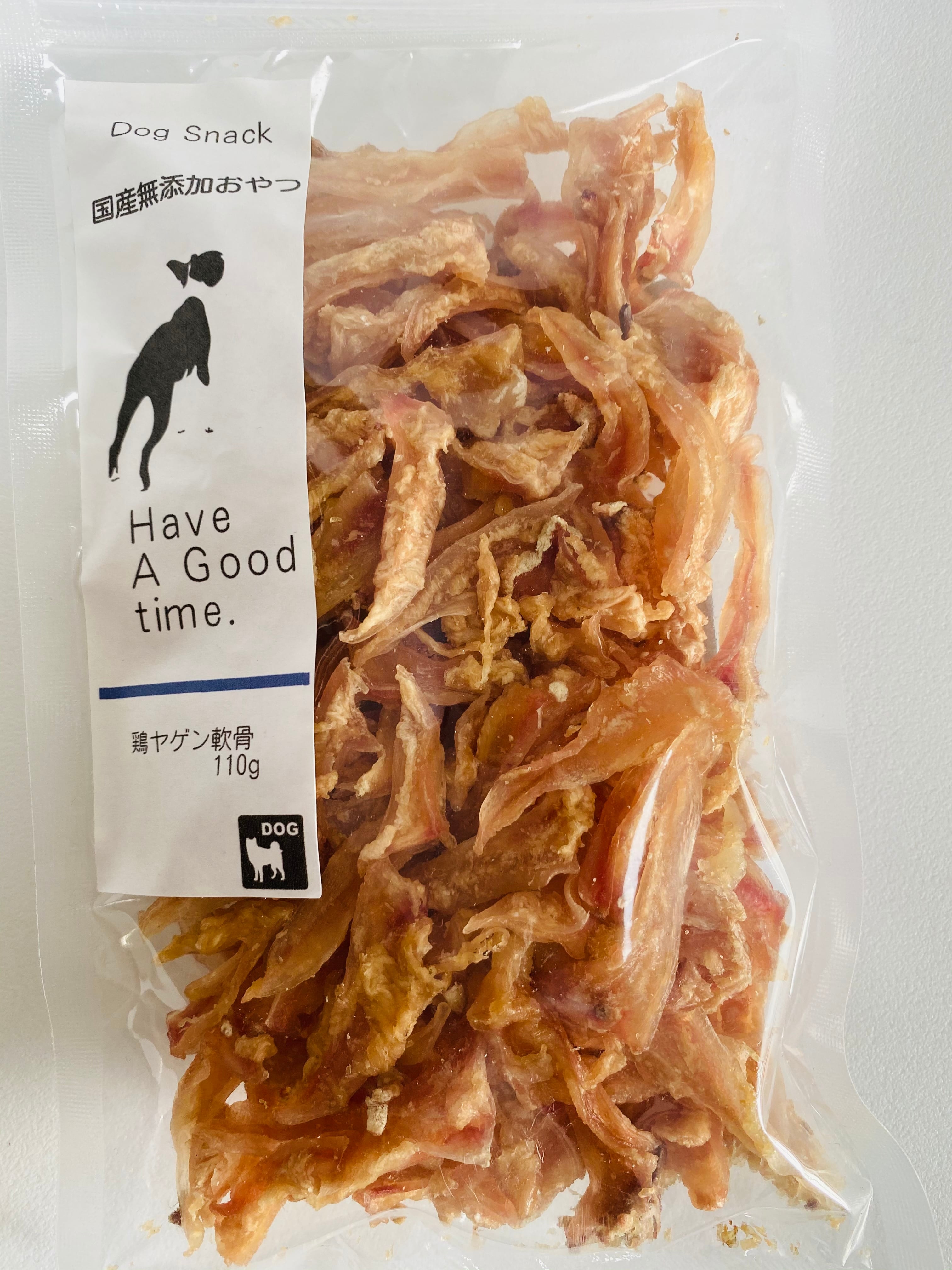 犬の無添加おやつ　鶏ささみカットジャーキー110g