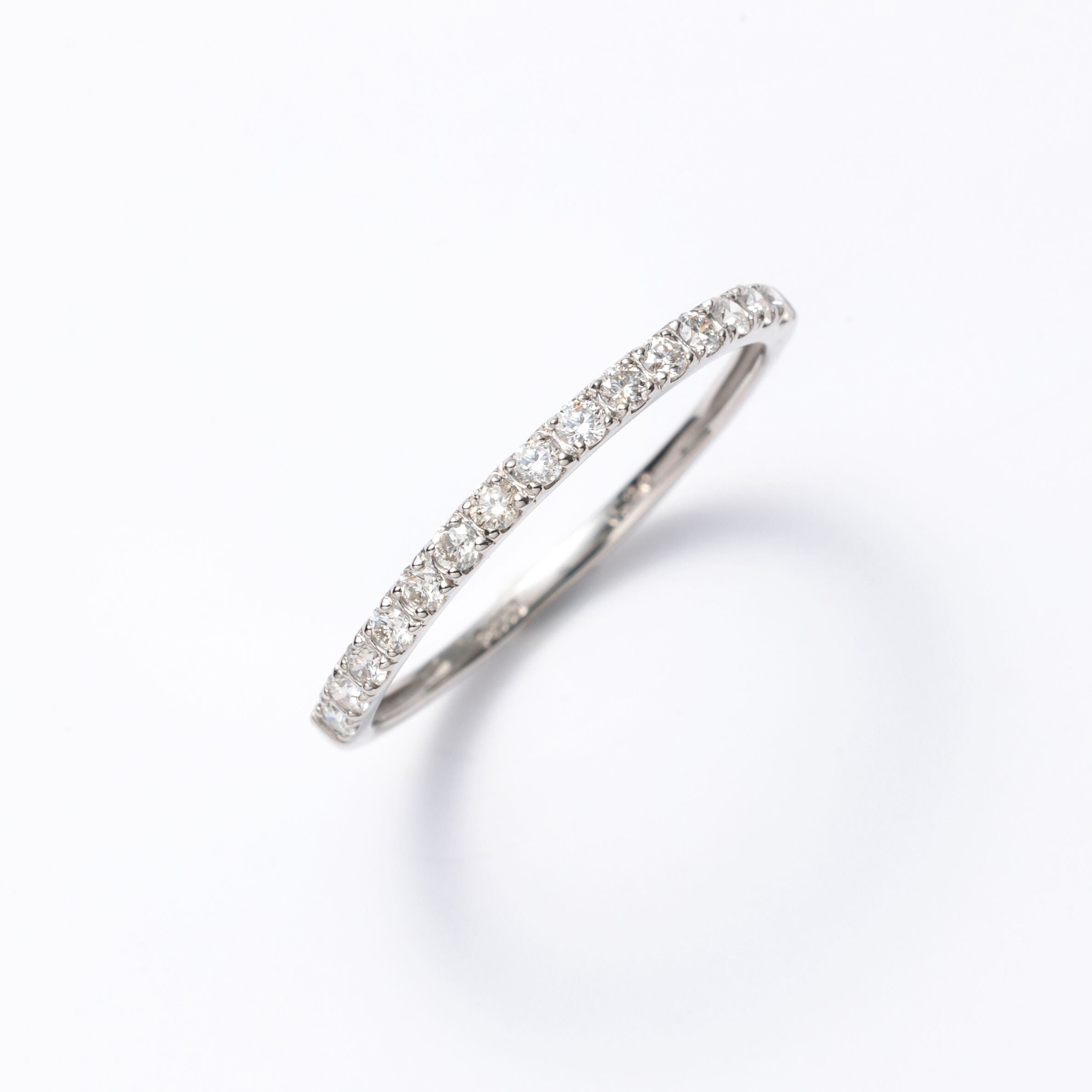 受注生産】プラチナ950 ダイヤモンド エタニティーリング 0.2ct BOX付