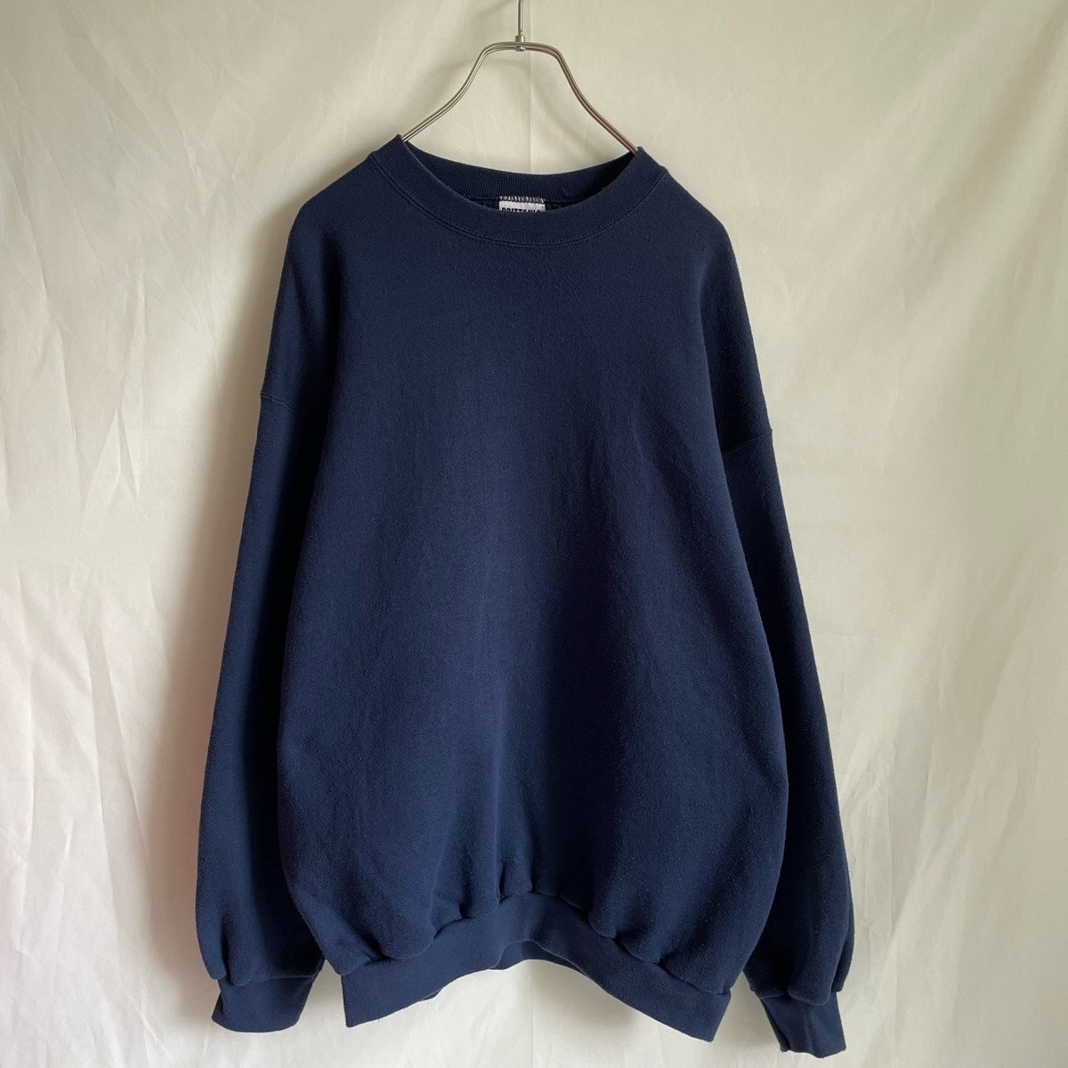 90s BRITTANIA スウェット 無地 紺 ネイビー ソリッド 古着 ブリタニア  