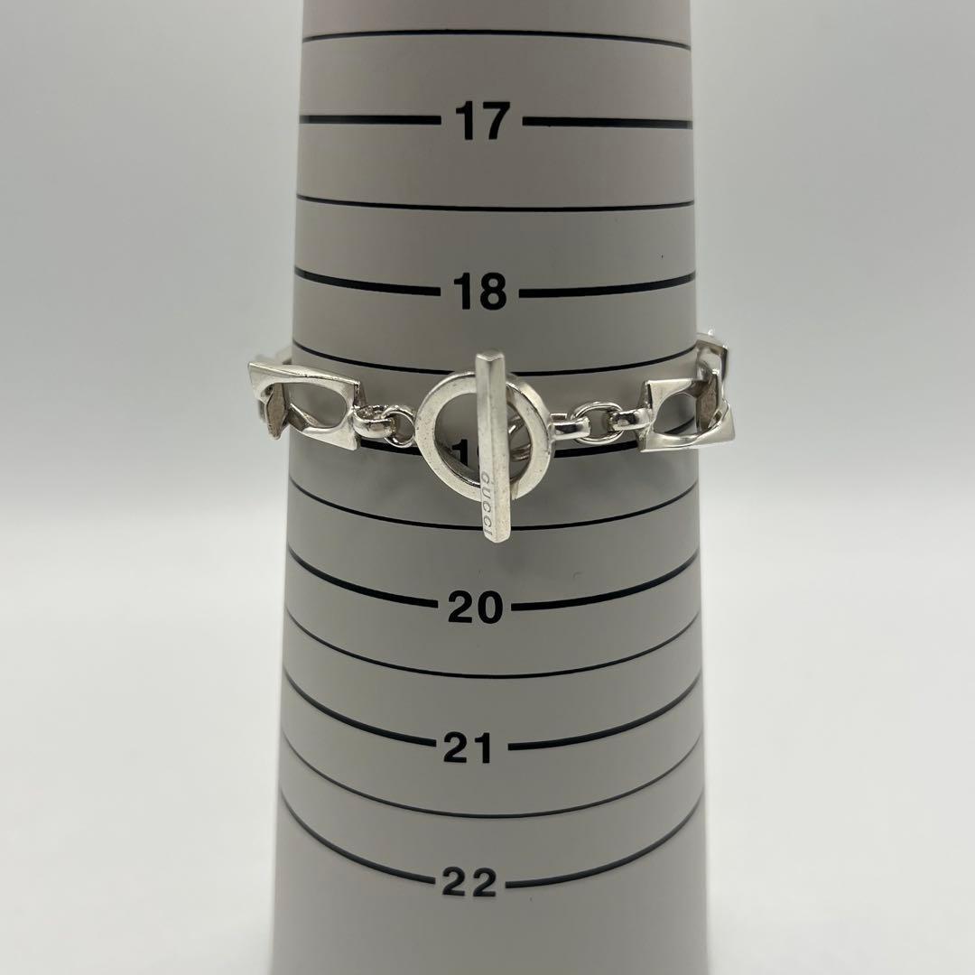 【グッチ】 gucci フィガロチェーンブレスレット silver925 グッチ GUCCI フィガロチェーン トグル ブレスレット SV925 | Refind