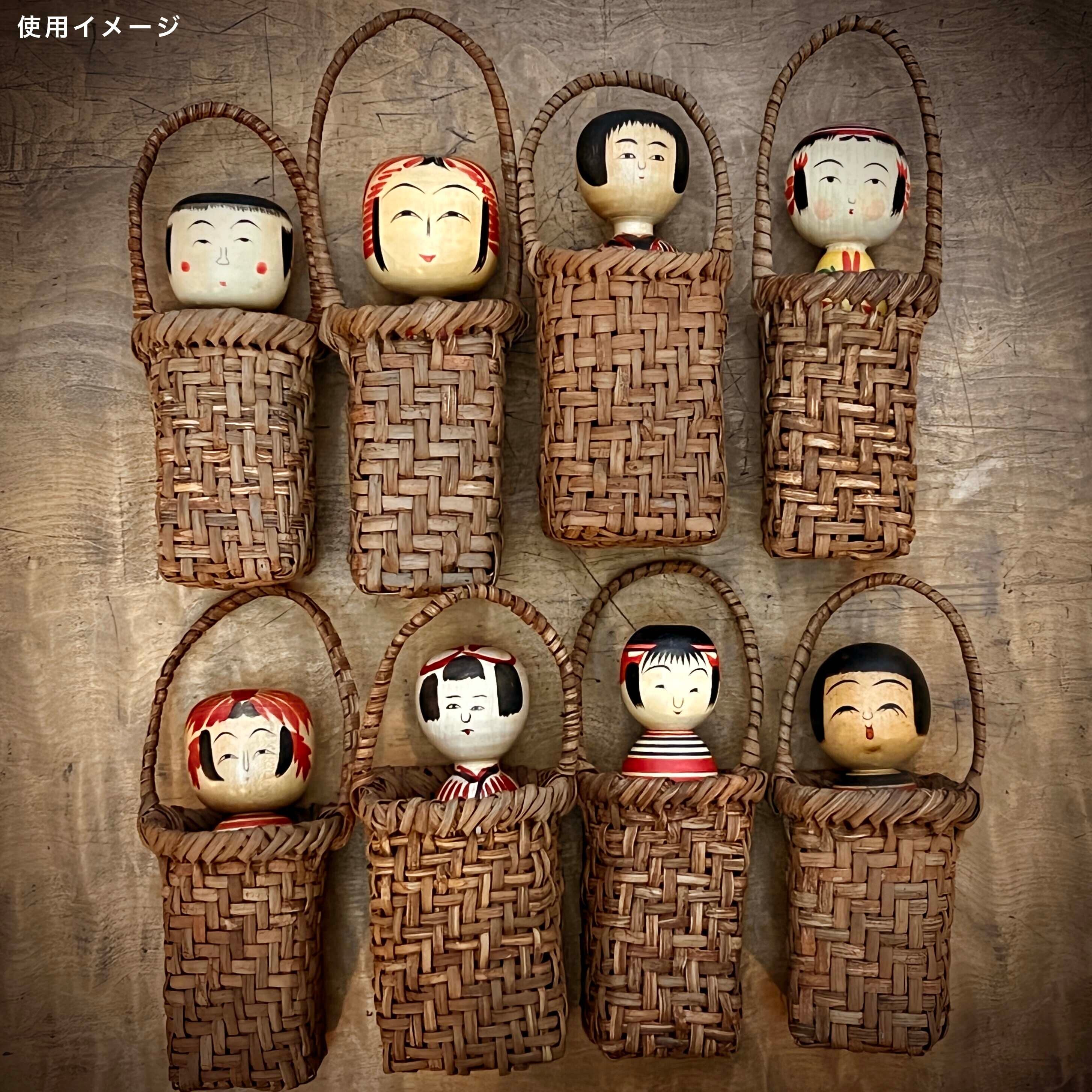 葡萄蔓こけしかご(国産)小