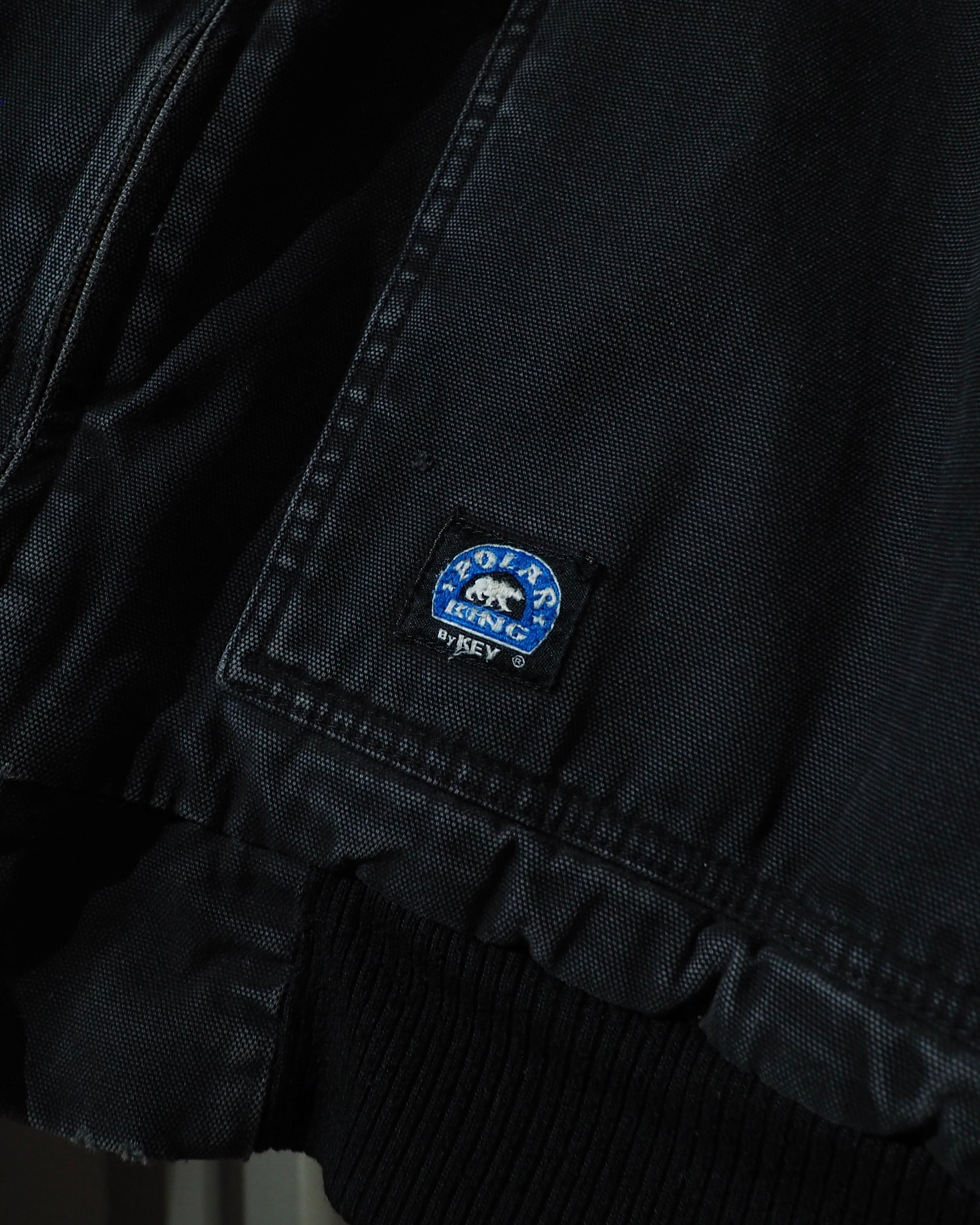 " Special - 墨黒 " Beautiful Fade × Aging Vintage Loose Active Jacket