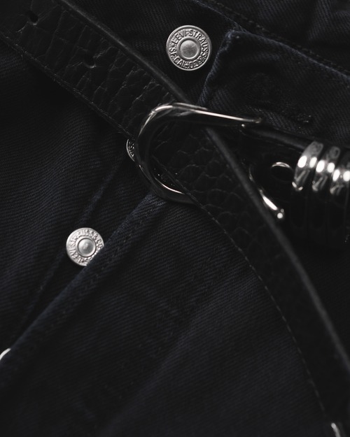 [1990's-2000's] "Levi Strauss & Co. Europe"  501-0165 Garment-Dyed Black Denim Trousers (Made in Turkey)