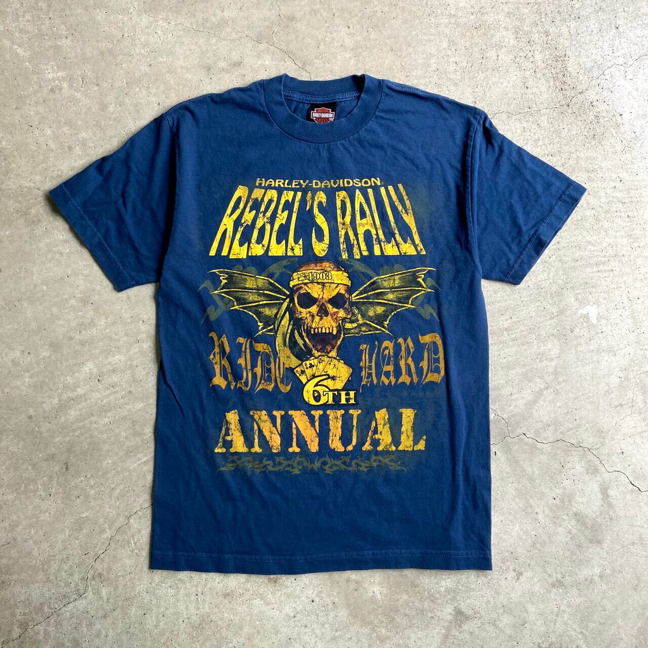 Harley-Davidson ハーレーダビッドソン スカル プリントTシャツ