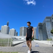 NUMBERX silver ラインストーン (半袖袖無しT-shirt)"Black"