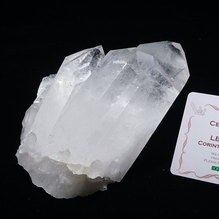水晶 クラスター ブラジル ミナスジェライス州 コリント産 レムリアンシード 証明書付属 一点物 282-324