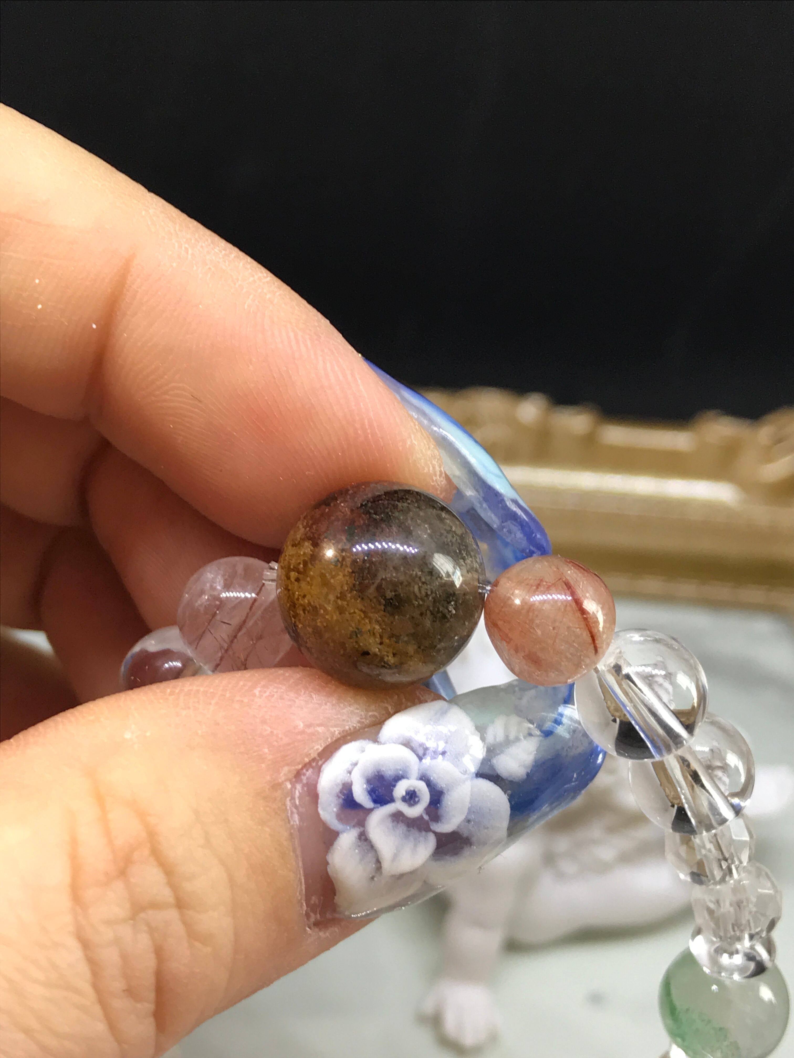 一点物！ガーデンクォーツ デザインブレス