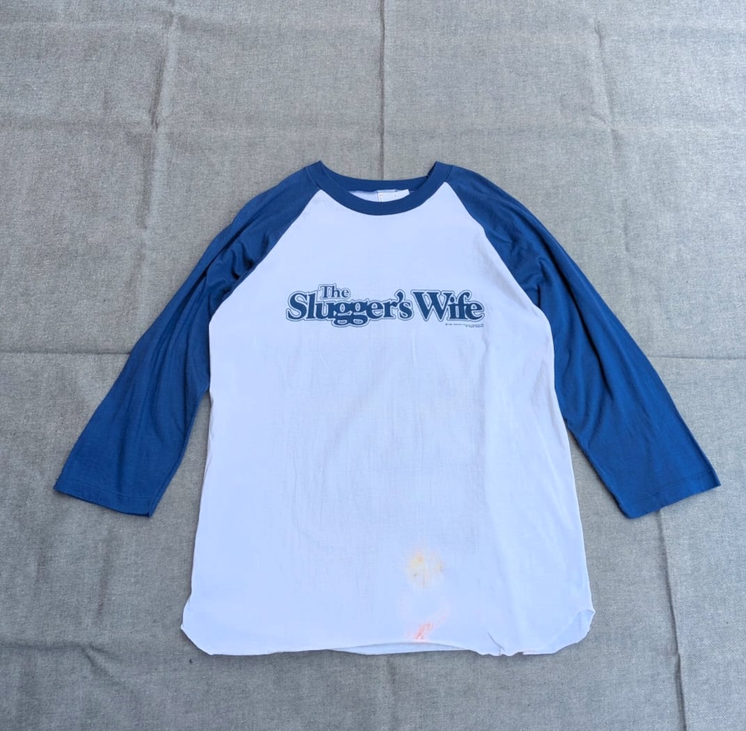 80s the Slugger's wife raglan sleeves tee 小岩店