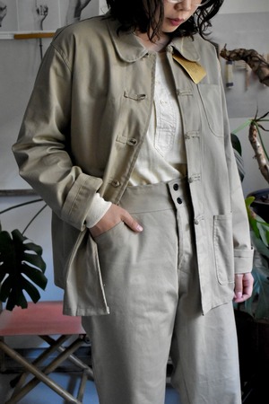 80's "french china" "jkt&pants setup" “KHAKI“ “D.STOCK“