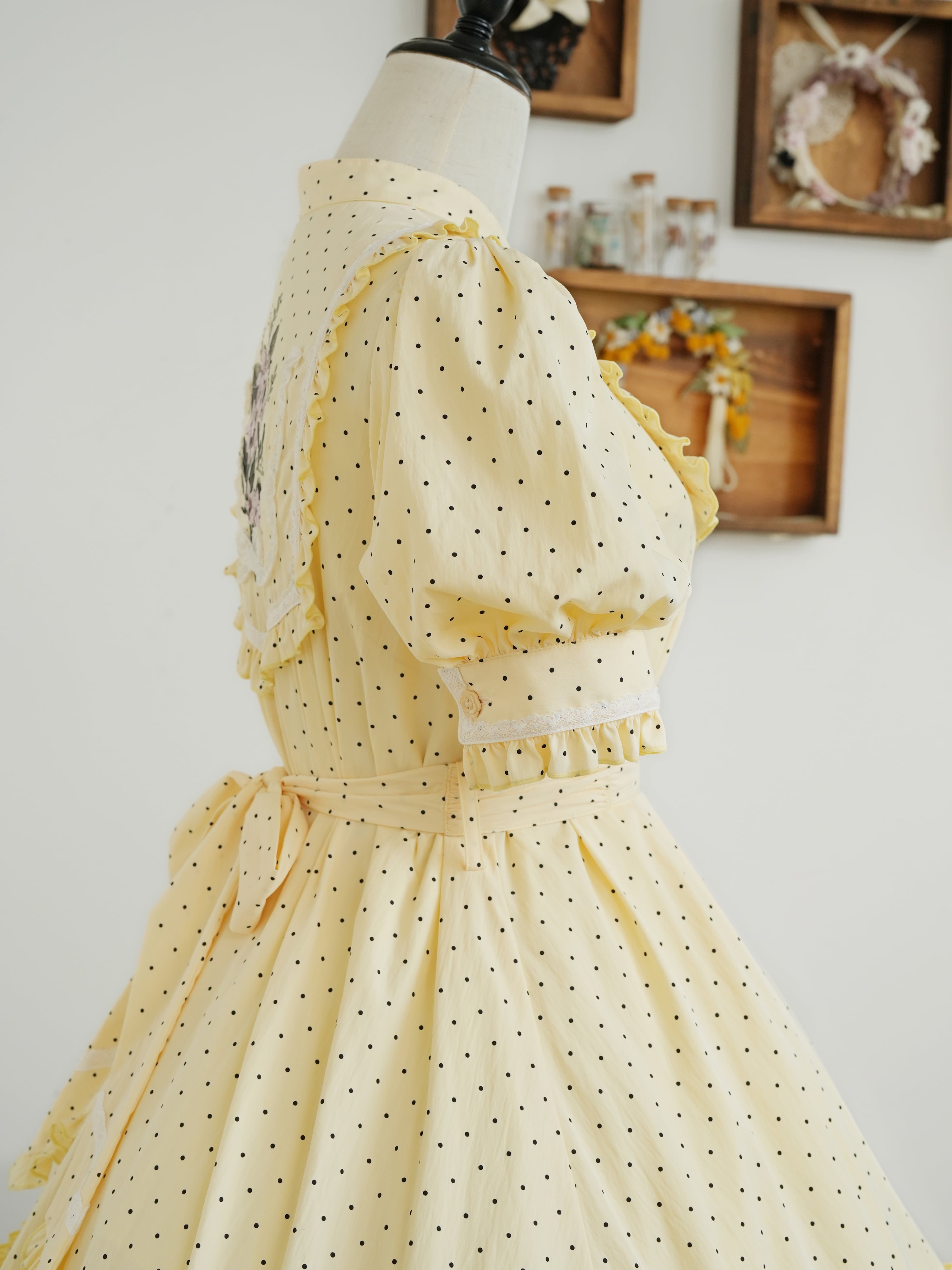 原宿店限定予約販売】ジャスミン パフスリーブワンピース | HoshibakoWorks