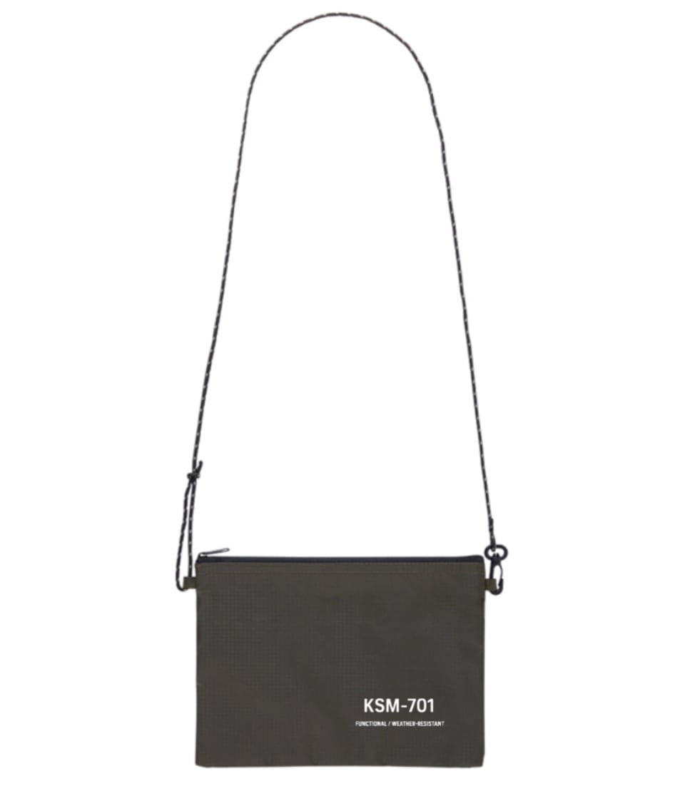 撥水加工】KSM-701 フラットサコッシュ（ポーチ兼用） | casme701