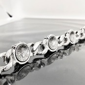 WOLVES CHAIN BRACELET with RUBY / ウルヴスチェーンブレスレット・ルビーアイズ