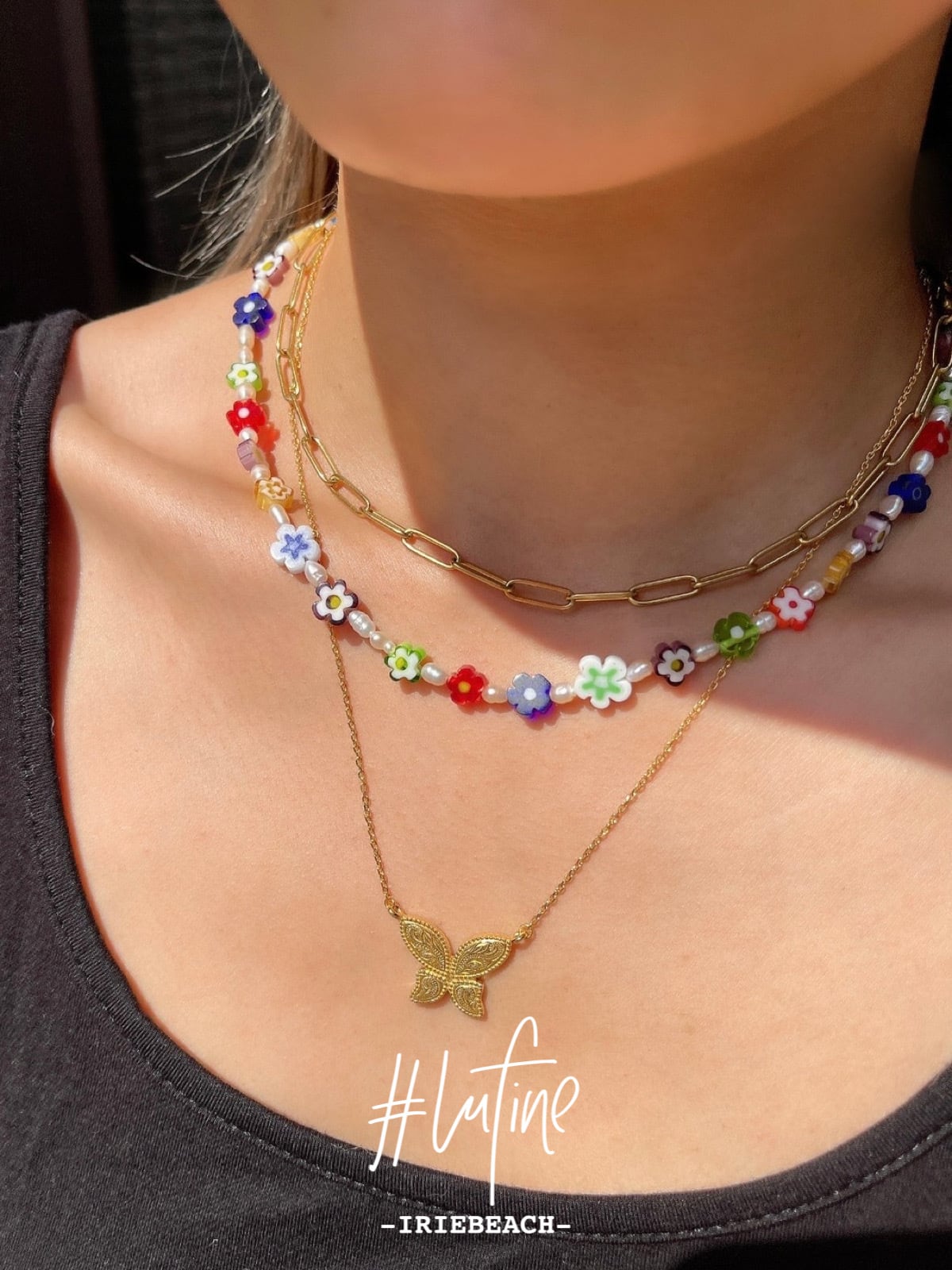 Millefiori Perl necklace | IRIEBEACH