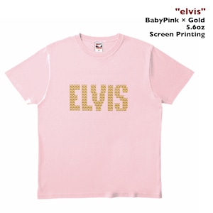 "elvis" #12 -BabyPink × Gold-