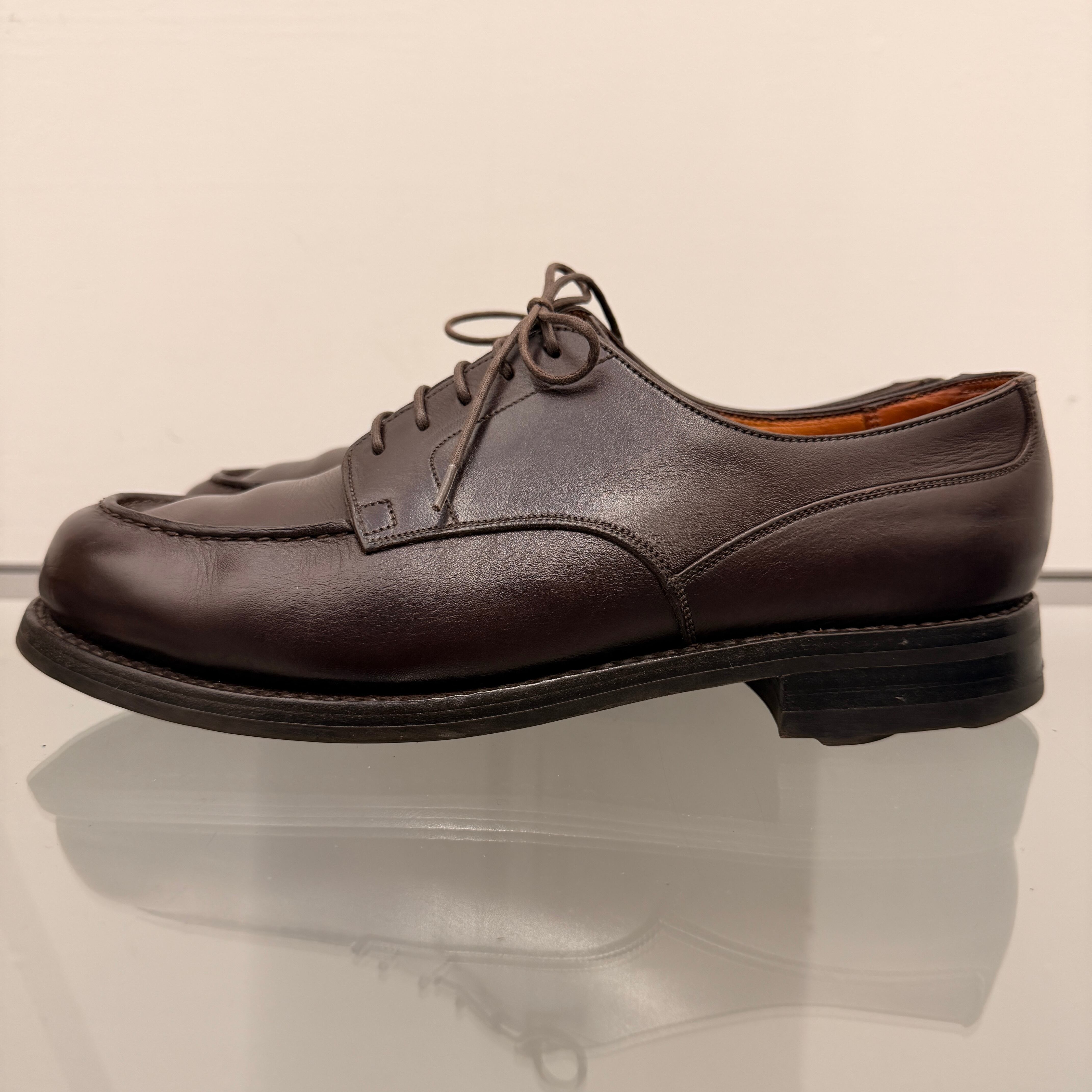 J.M. WESTON Calfskin Golf shoes Brown 7D | ASSET VINTAGE アセット