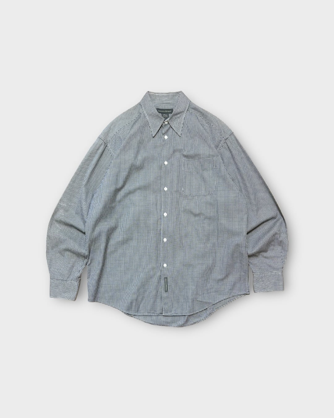 【Used】2000’s “BANANA REPUBLIC” Houndstooth Shirt