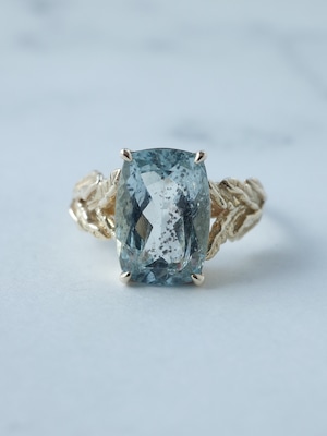 Moss Aquamarine Florist Ring - 1