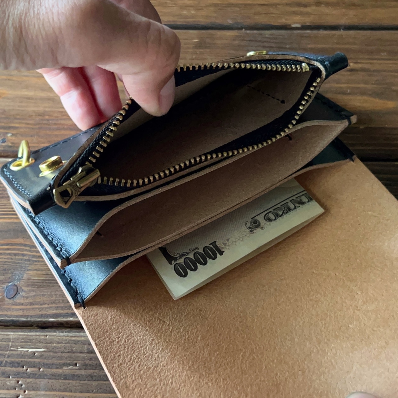 【カスタムオーダー Trucker Wallet-01】