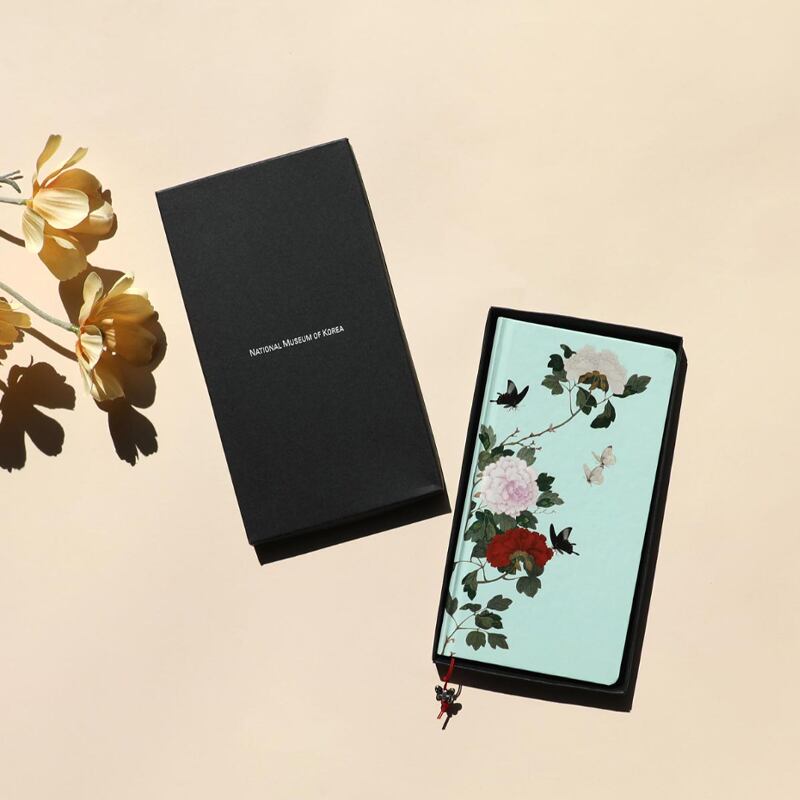 韓国伝統工芸】花と蝶 手帳 | dal pid