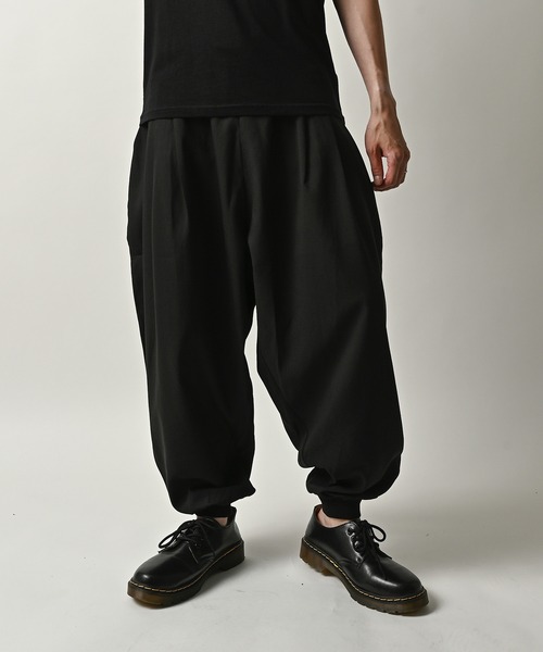 VOLUNTAS TR span balloon pants (BLK) 225015