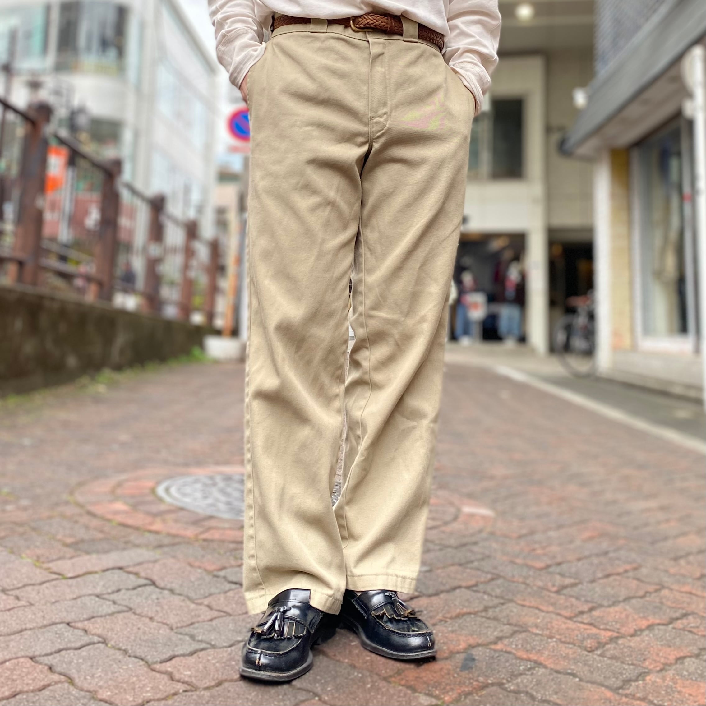 Dickies ディッキーズ カーゴパンツ チノワーク ベージュ 古着 W36