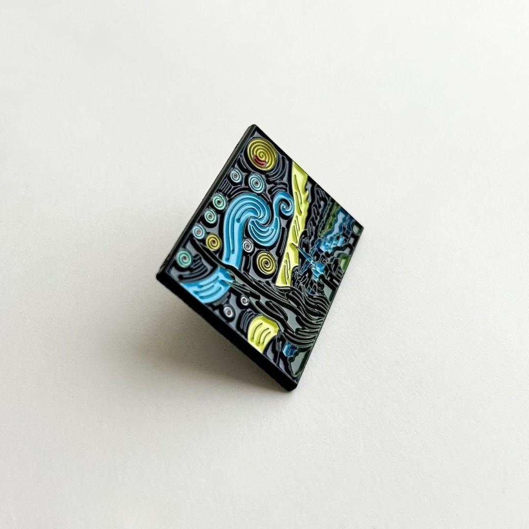 ゴッホ エナメルピン 星月夜 | hmm, by 東京都美術館ミュージアム