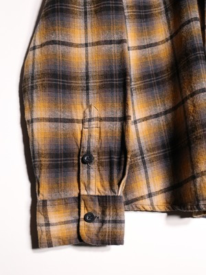 yellow ombre check XXXL over silhouette shirt