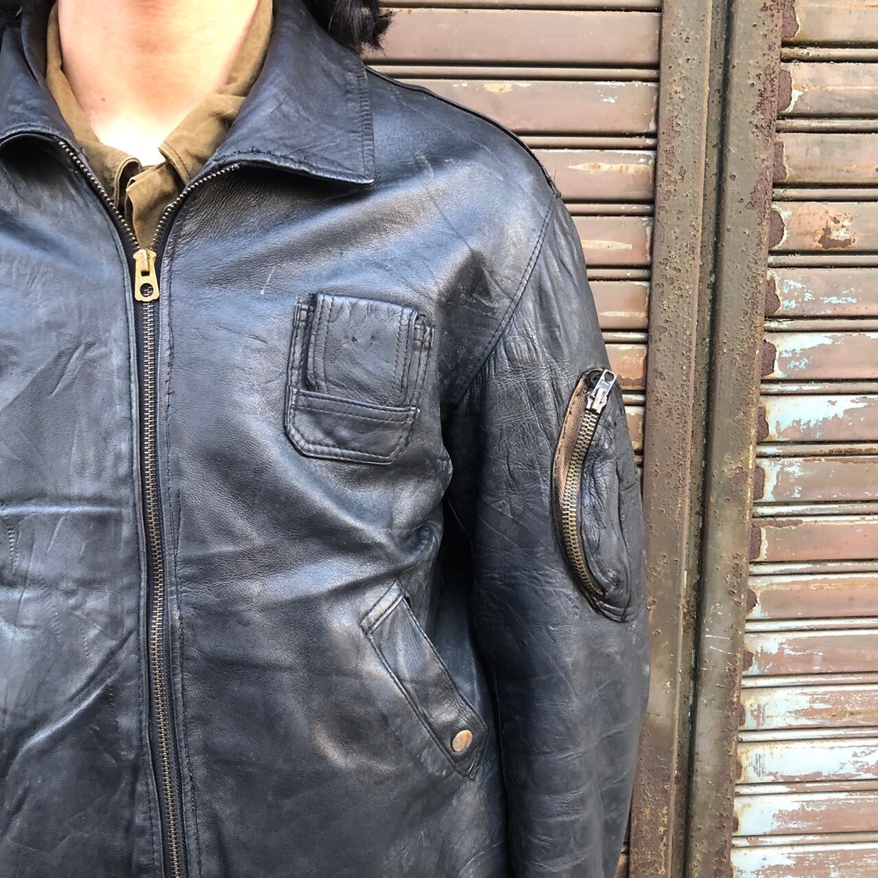 70s French Army フランス軍 実物 ヴィンテージ 空軍 パイロット 