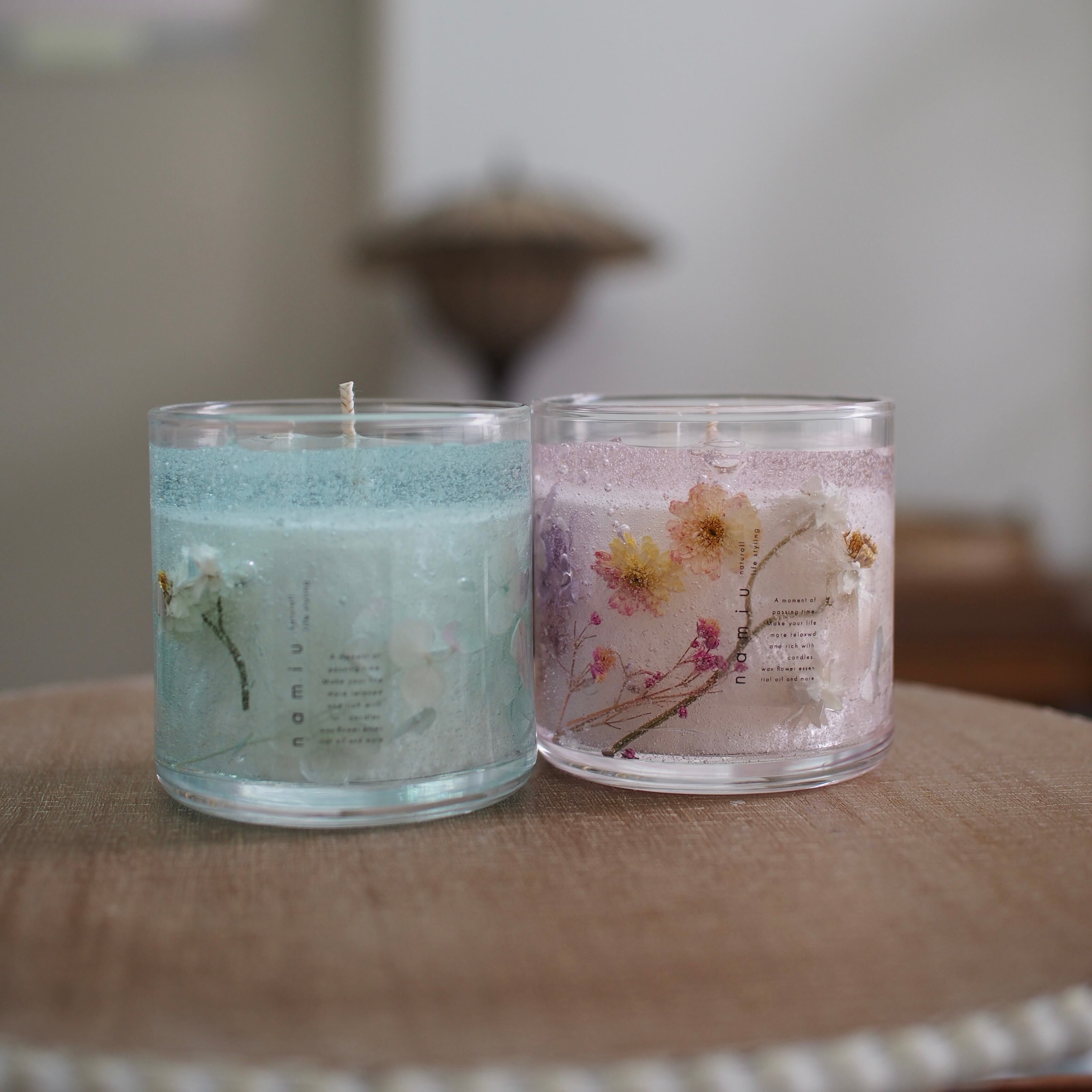 フラワーパームジェルキャンドル 1day workshop | namiu candle