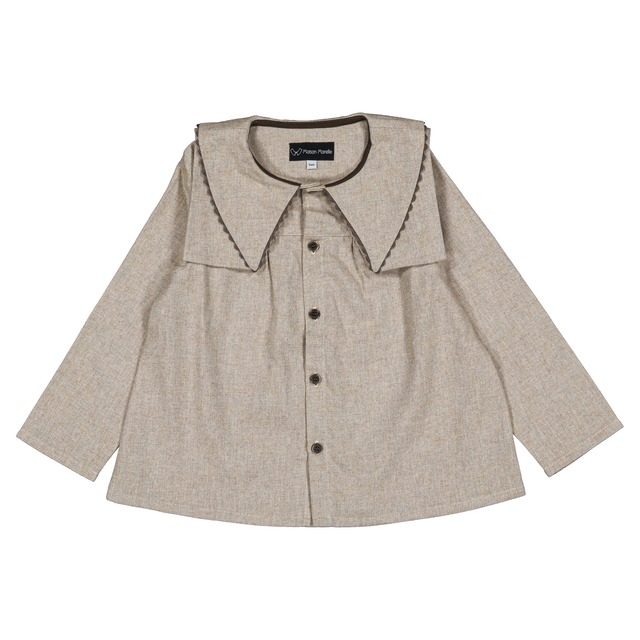Maison Marelle / Shirt DUC- flannel beige
