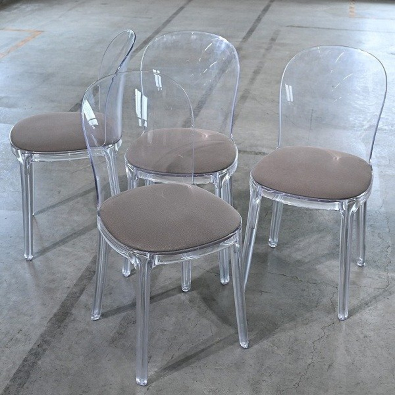 廃盤 イタリア製 MAGIS 20万「Vanity Chair / ヴァニティ」チェア4脚セット ステファノ・ジョヴァンノーニ 1人掛け ダイニング 店舗 マジス【中古家具/中古インテリア/USED家具ユーズド家具/リサイクル】