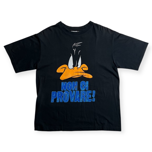 90s "LOONEY TUNES” Daffy Duck black t-shirts / "ルーニー・テューンズ” ダフィー・ダック ブラック Tシャツ
