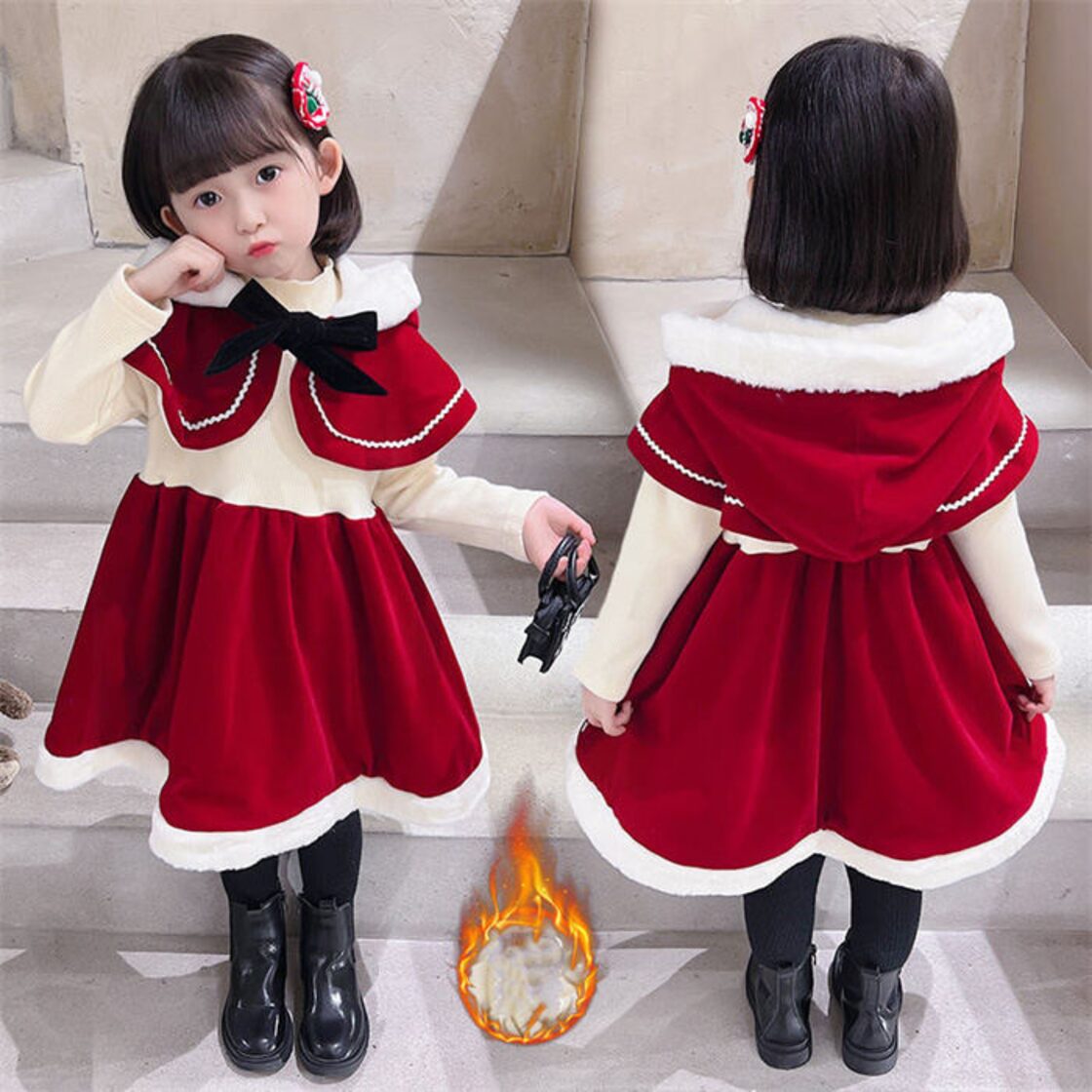 コスプレ キッズ サンタ コスチューム コスプレ 衣装 ベビー マント 