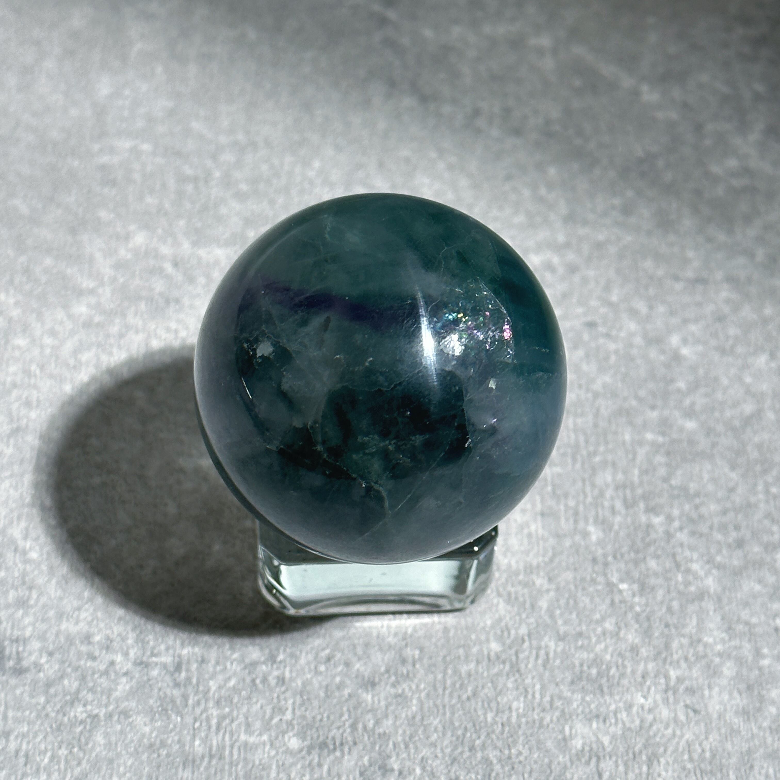 レインボーフローライト スフィア（丸玉）21◇ Rainbow Fluorite