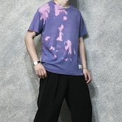 90's bleach tee purple