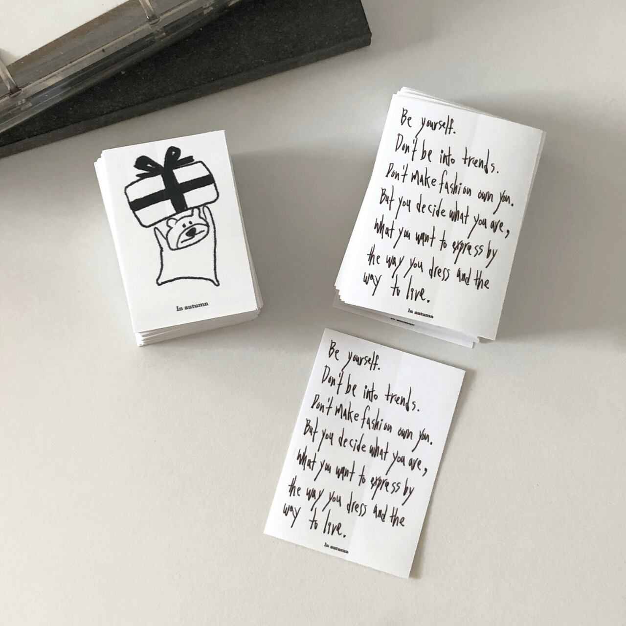 in autumn] Sticker pack（10枚） | moim - 韓国雑貨や小物の通販