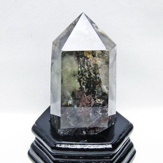 グリーンファントム 六角柱 台座付属 一点物 152-3851