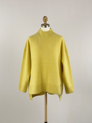 フォックスヤクハイネックニット|イエロー|Maglia Plus