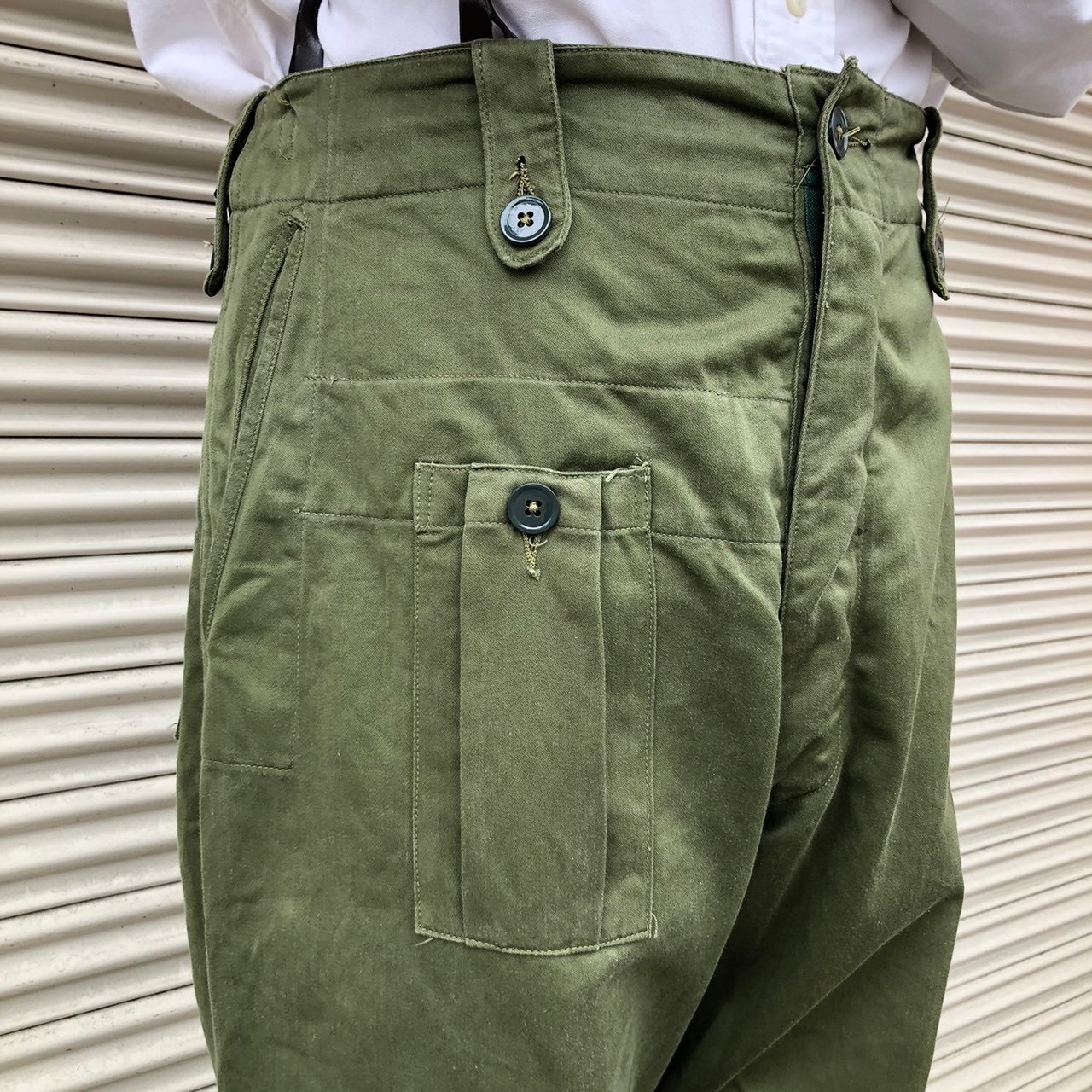 貴重 良品 1954年製 50s イギリス軍実物 P1960 コンバット トラウザー 