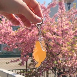 Meow Key ring APRICOT BROWN / ミャウキーホルダー アプリコットブラウン