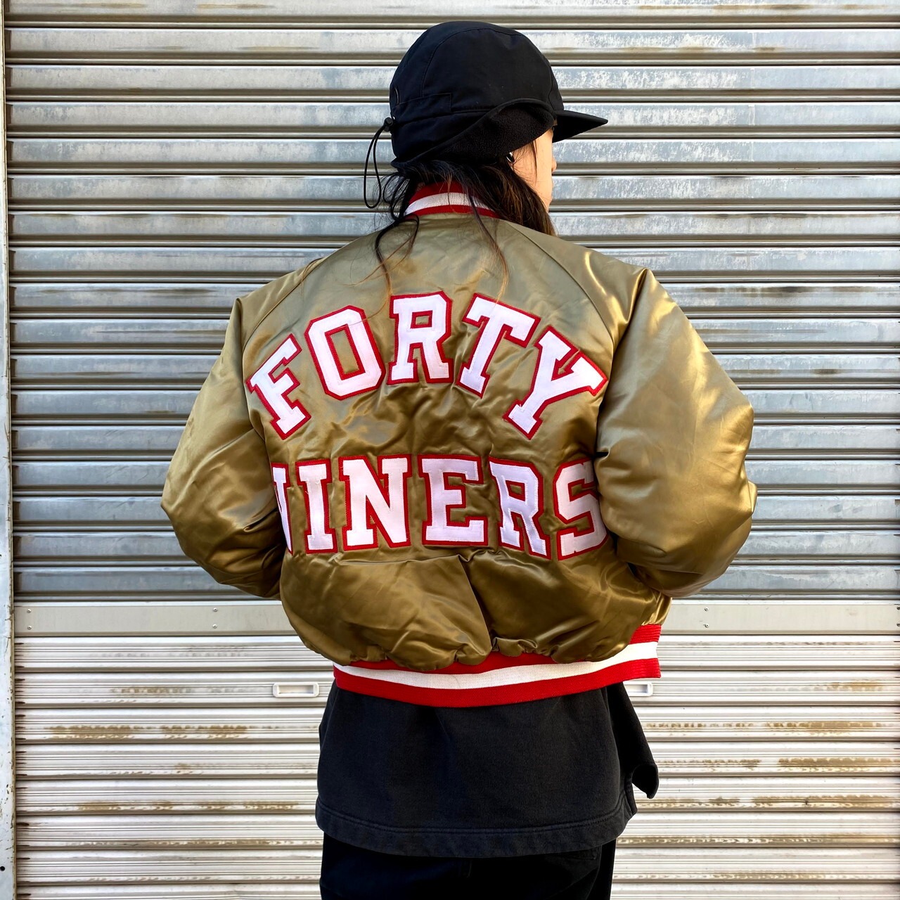 サンフランシスコ49ERS スタジャン 染み込ま 