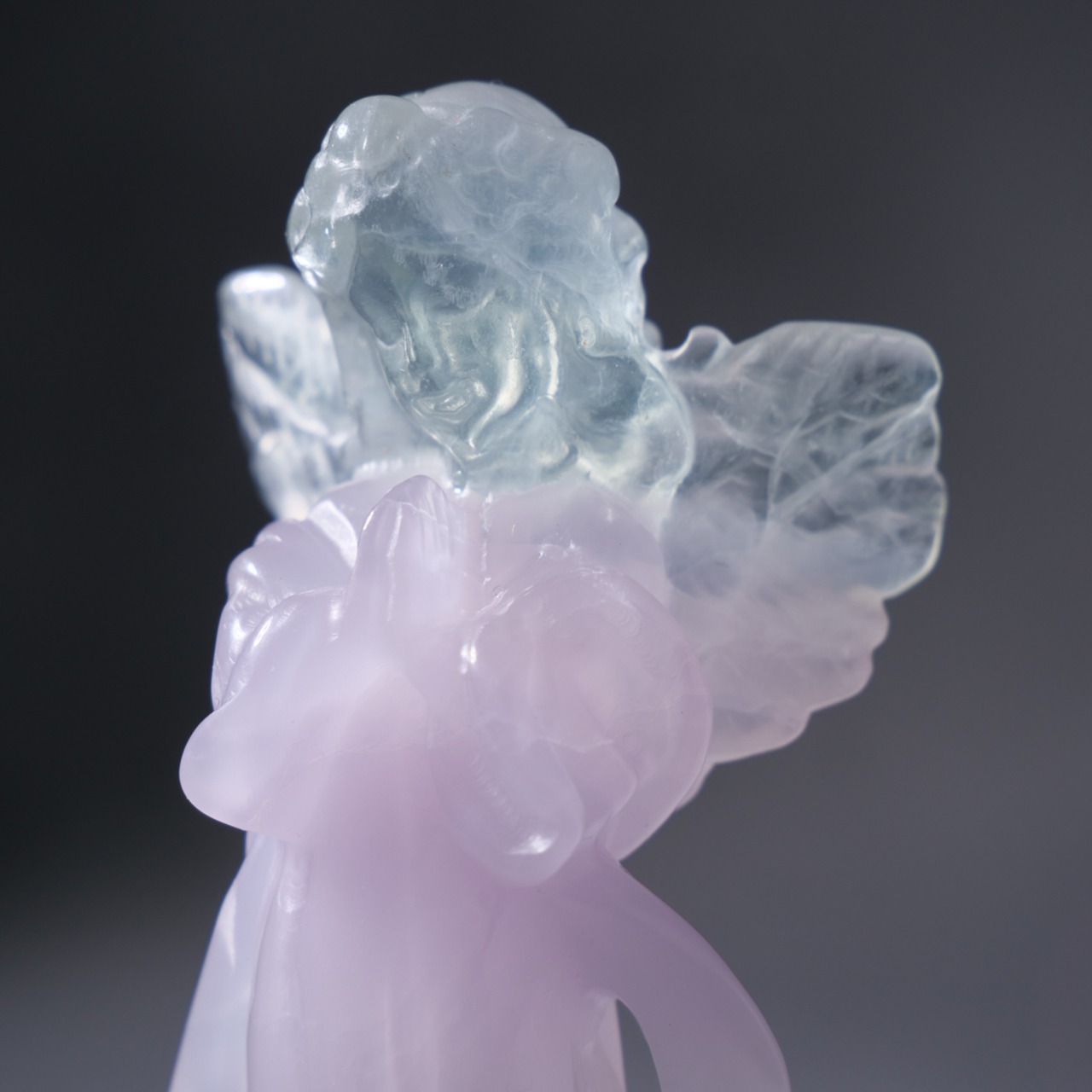 イットリウム フローライト 【天使 エンジェル】/ 彫刻