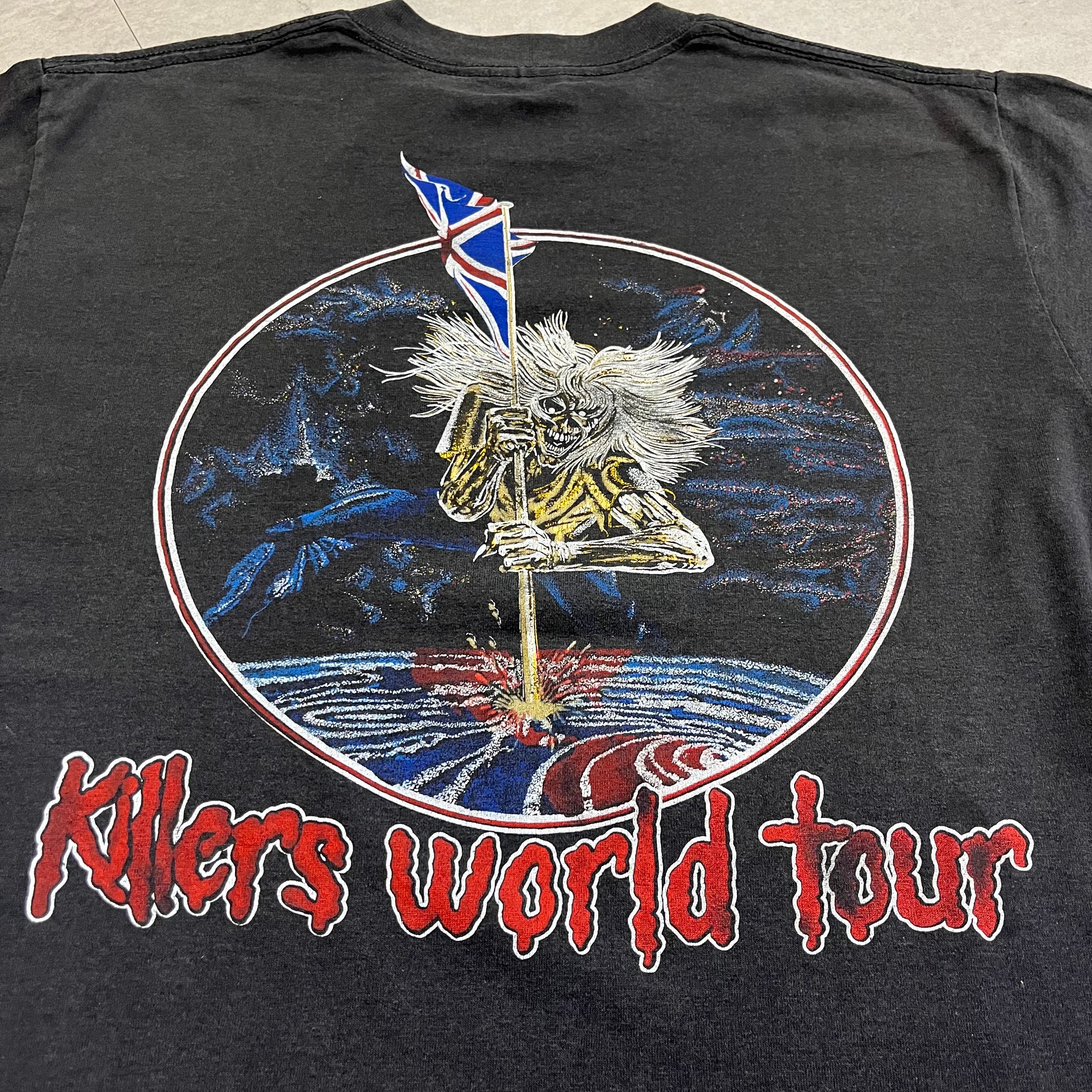 80年代〜 USA製 size : L【 IRON MAIDEN 】アイアンメイデン バンドT