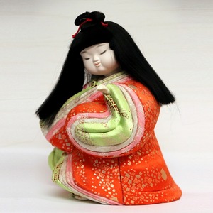 日本人形・木目込人形・女の子・No.190223-48・梱包サイズ80