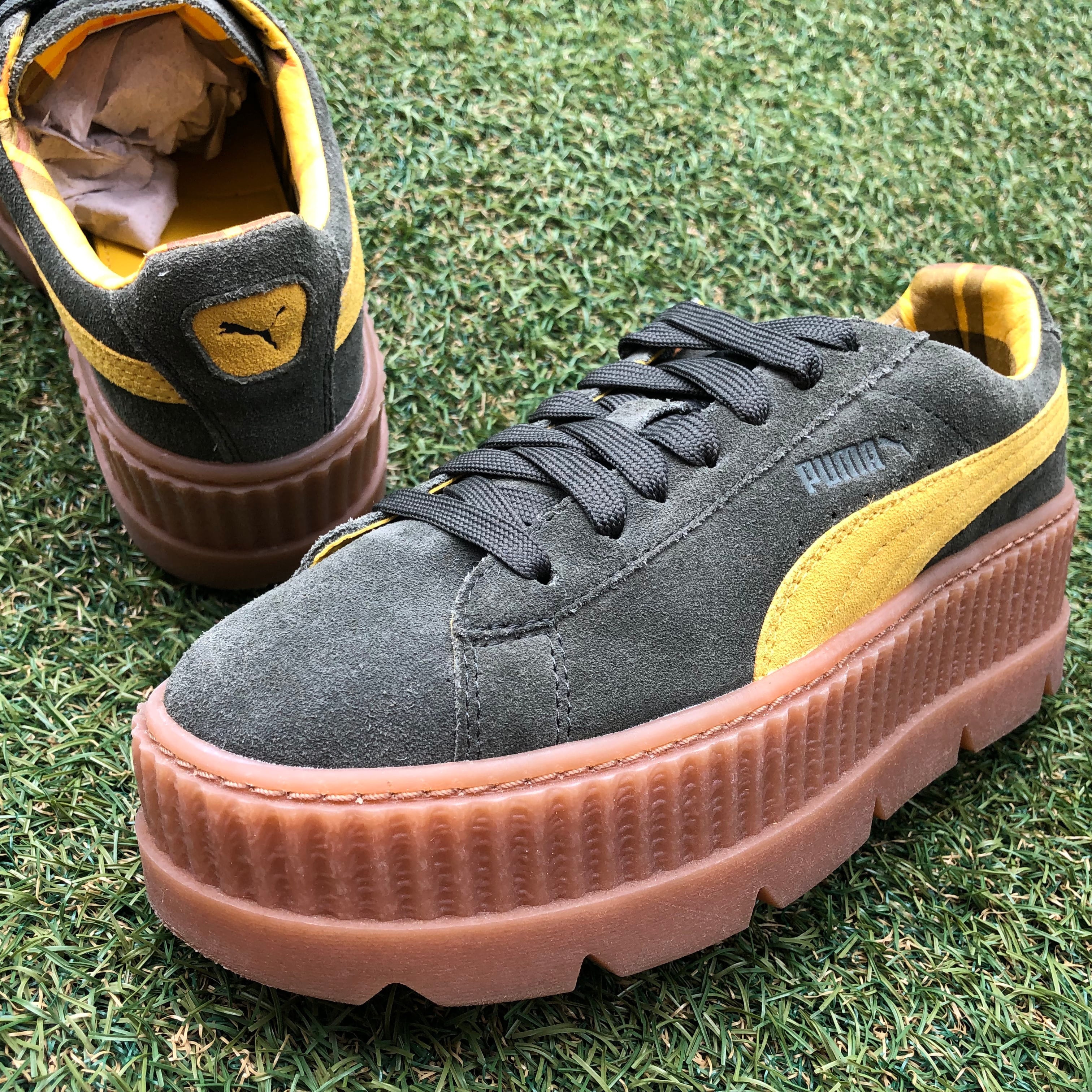 25PUMA×FENTY SUEDE CREEPERスエード クリーパーD113スニーカー - www